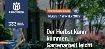 Herbtsmailing von Husqvarna