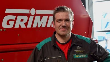Stefan Messerli, Landmaschinenmechaniker und Grimme Spezialist Stefan Messerli, Landmaschinenmechaniker und Grimme Spezialist