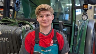 Nick Stammbach Landmaschinenmechaniker Lehrling 1. Lehrjahr