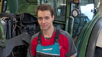 Dario Lüthi Landmaschinenmechaniker Lehrling 4. Lehrjahr